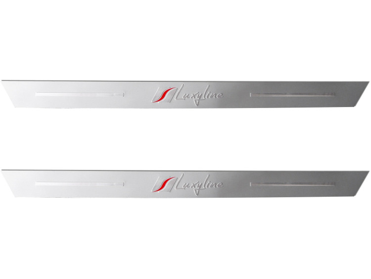2 aluminium Luxyline door sills