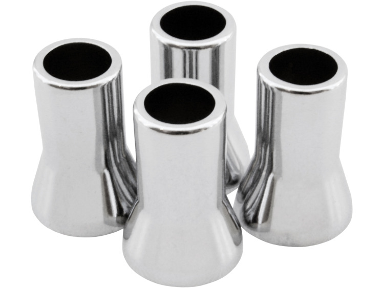 2 chrome valve covers 21mm