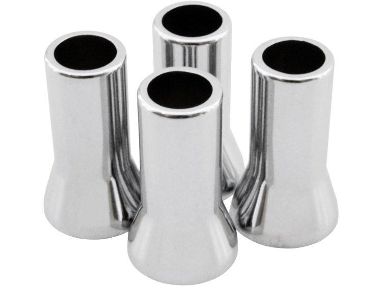 4 chrome valve covers 27mm