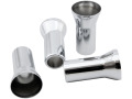 4 chrome valve covers 27mm