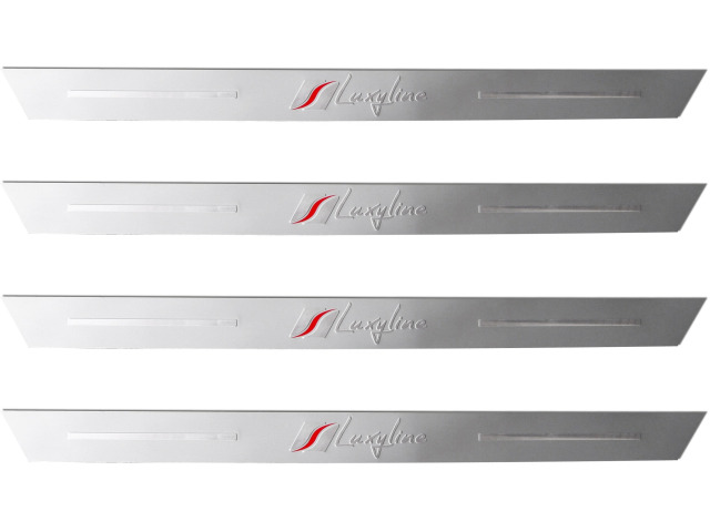 4 aluminium Luxyline door sills