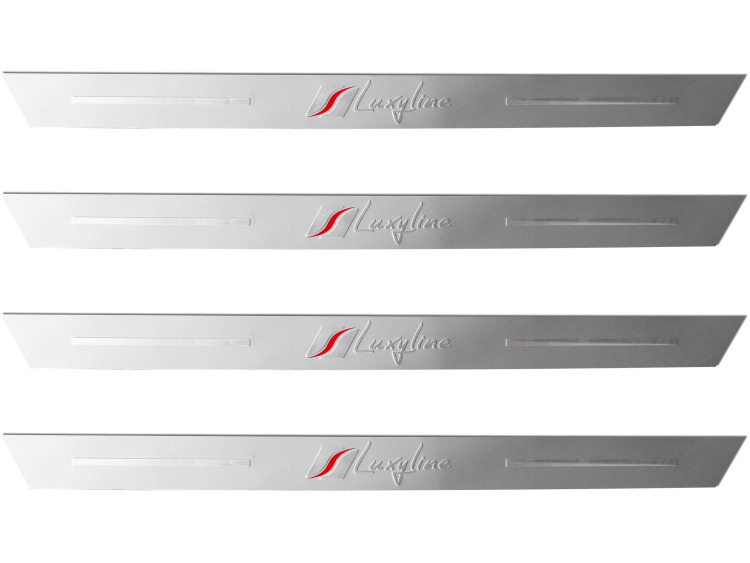 4 aluminium Luxyline door sills