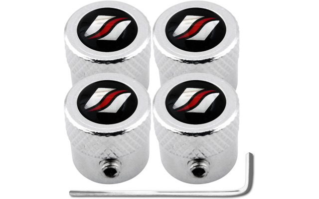 4 striated antitheft valve caps