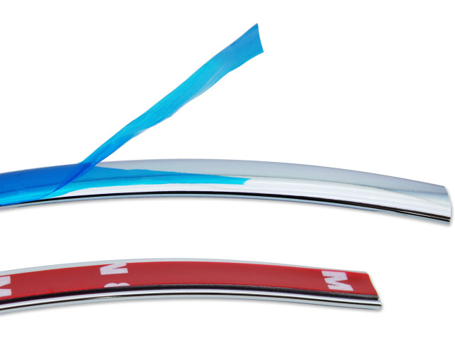 Radiator grill chrome trim compatible with