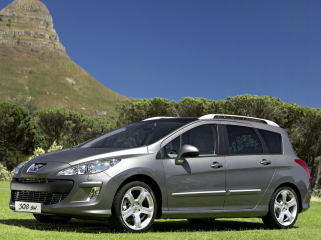 Chrome side protection trim Peugeot 308 SW 0814