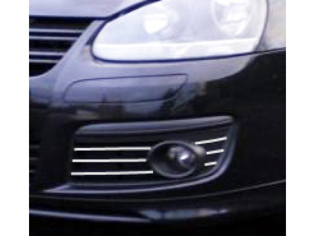 Fog lights chrome trim VW Golf 5 GT TDI