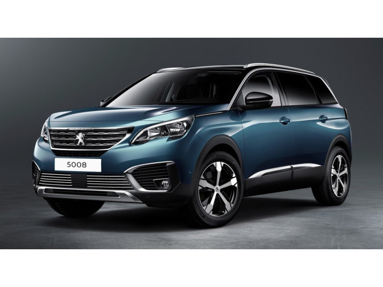 Lower radiator grill chrome trim Peugeot 5008 II 17-24