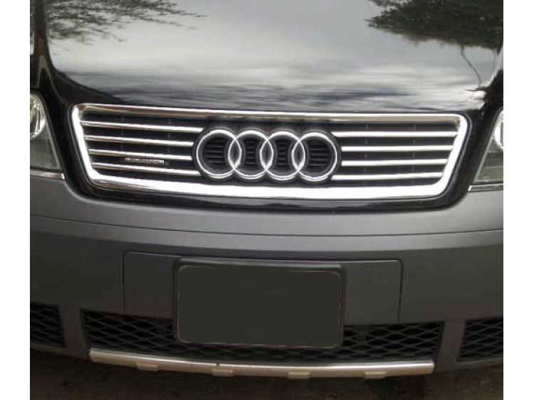 Radiator grill chrome trim compatible with Audi A3 s&eacute;rie 1 96-00 Audi S3 98-03 Audi S3 sportback 98-03
