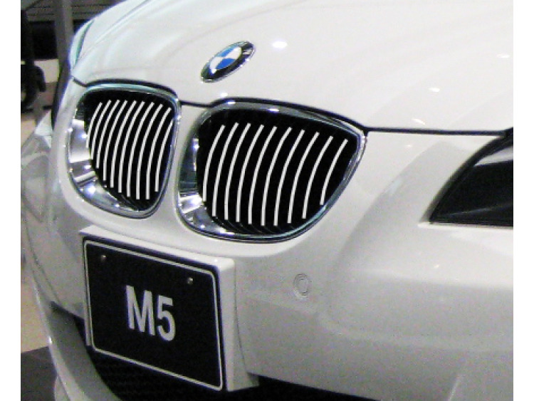 Radiator grill chrome trim compatible with BMW M5 & BMW S&eacute;rie 5