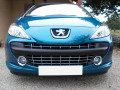 Radiator grill chrome trim compatible with Peugeot 207 06-12 Peugeot 207 CC 07-15 Peugeot 207 SW 07-13