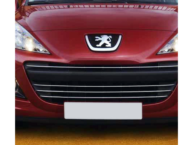 Radiator grill chrome trim compatible with