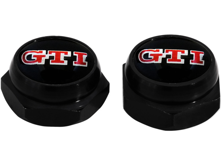 Rivet-Covers for Licence Plate (black)