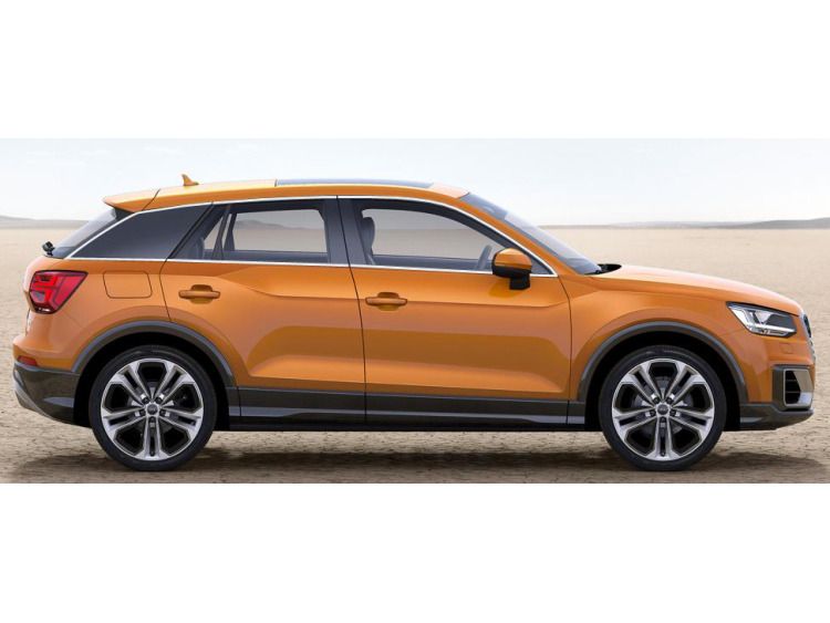 Side windows chrome trim Audi Q2