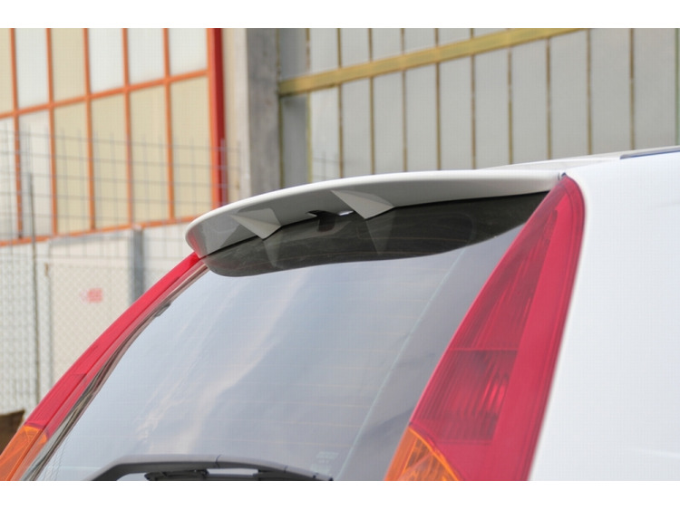Spoiler / fin Fiat Punto phase 1 99-03 3p & Fiat Punto phase 2 03-05 3p v2 primed + fixing glue