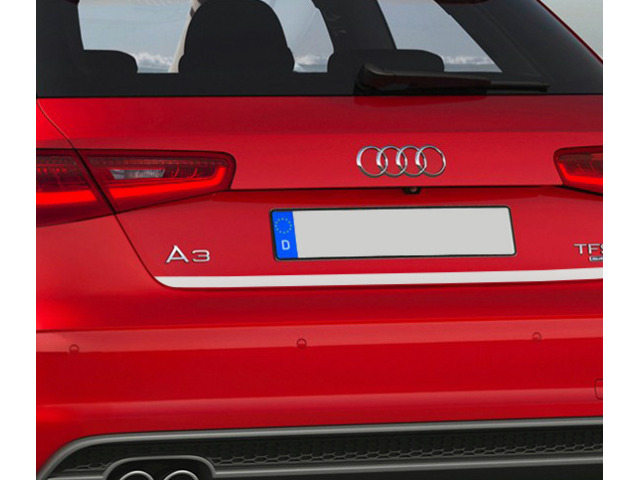 Trunk chrome trim Audi A3 Série 3 1216