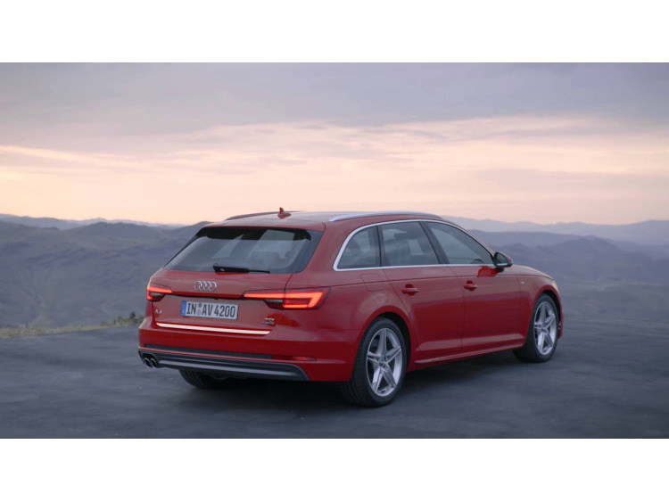 Trunk chrome trim Audi A4 s&eacute;rie 4 avant 15-19
