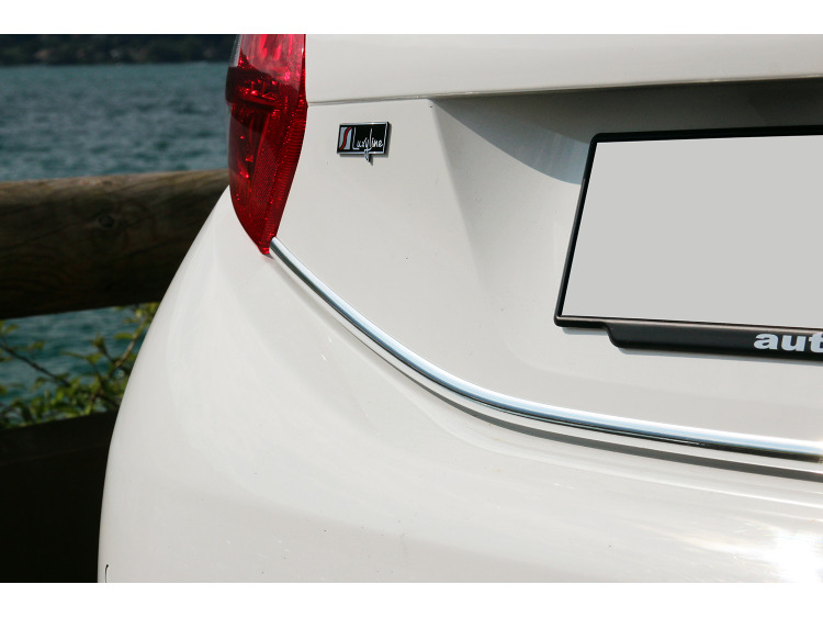 Trunk chrome trim Peugeot 208 12-15 & Peugeot 208 phase 2 15-19