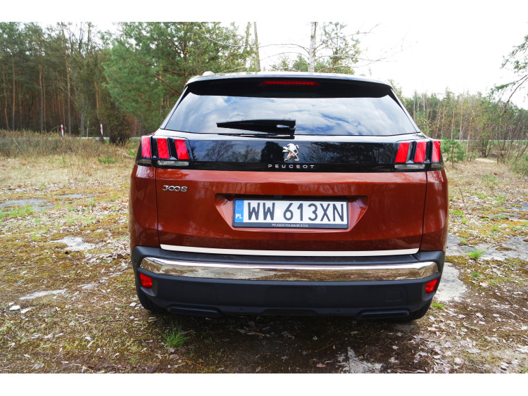 Trunk chrome trim Peugeot 3008 II (16-20)