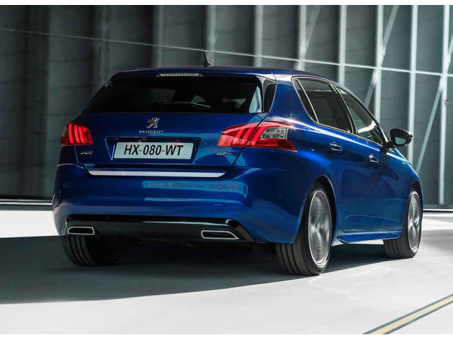Trunk chrome trim Peugeot 308 II 1321
