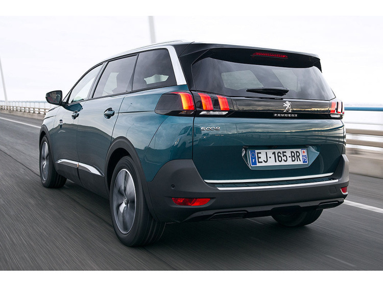 Trunk chrome trim Peugeot 5008 II 17-24