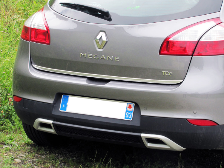 Trunk chrome trim Renault M&eacute;gane III 08-12 Renault M&eacute;gane III phase 2 12-13 Renault M&eacute;gane III phase 3 13-21