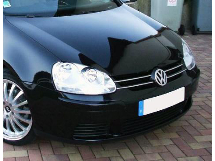 Upper radiator grill chrome trim VW Golf 5